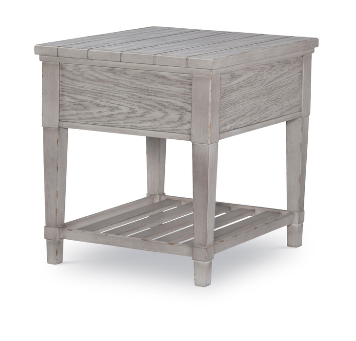 Belhaven - End Table - Pearl Silver