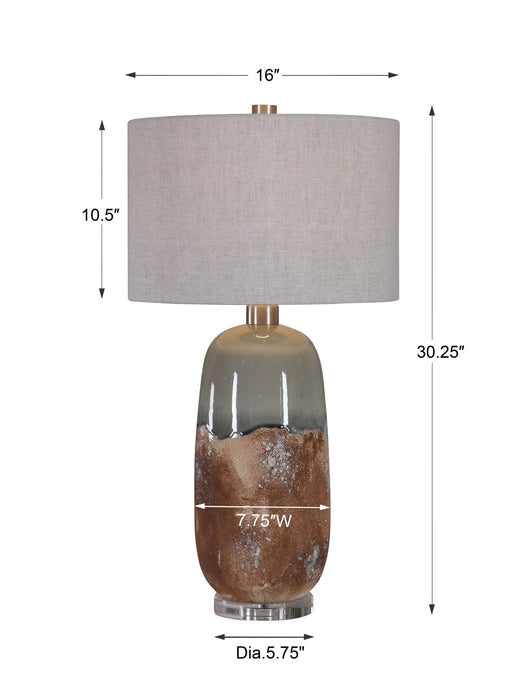Maggie - Ceramic Table Lamp - Light Brown