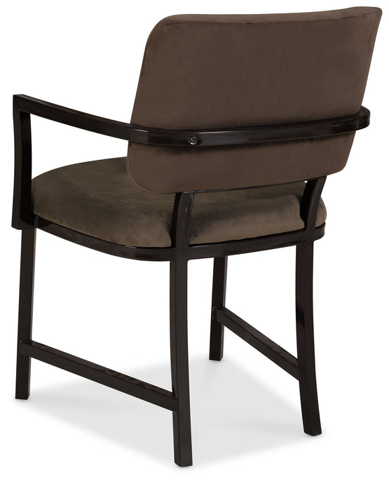 Modern Mosaic - Upholstered Arm Chair (Set of 2) - Brown