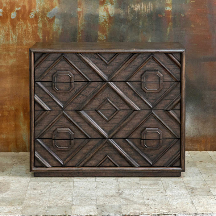 Mindra - Drawer Chest - Dark Brown