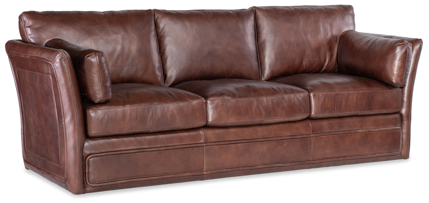 SS - Woodstock 3-Seat Sofa - Brown