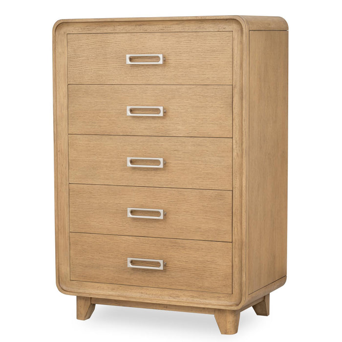 Theo - 5 Drawer Chest - Desert Oak