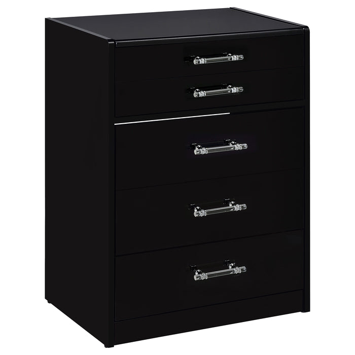 Danbury - 3-Drawer Makeup Vanity & Stool Set