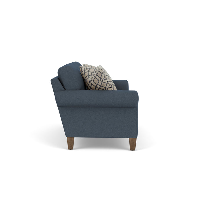 Moxy - Fabric Sofa, Curved Sock Arms