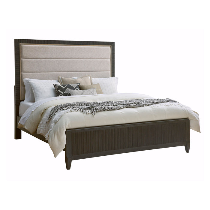 West End Loft - Upholstered California King Bed - Brown