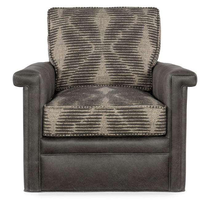 Mallory - Swivel Chair 8-Way Tie - Gray, Dark