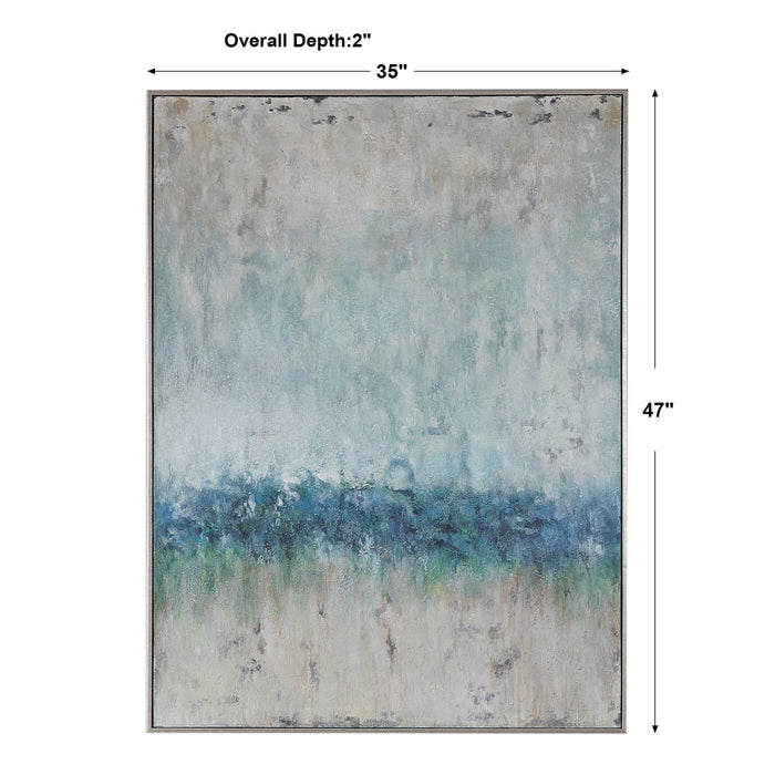 Tidal Wave - Abstract Art - Blue