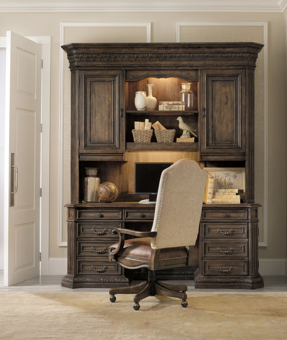 Rhapsody - Tilt Swivel Chair - Beige / Dark Brown