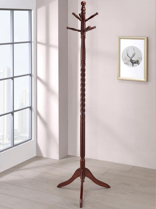 Riona - 2-Tier Coat Rack - Merlot