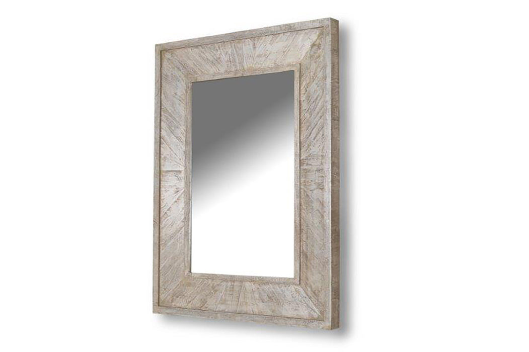 Crossings Monaco - Wall Mirror - Weathered Blanc