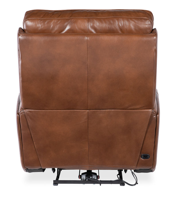 MS - Crosby Zero Gravity Power Recliner With Power Headrest - Brown