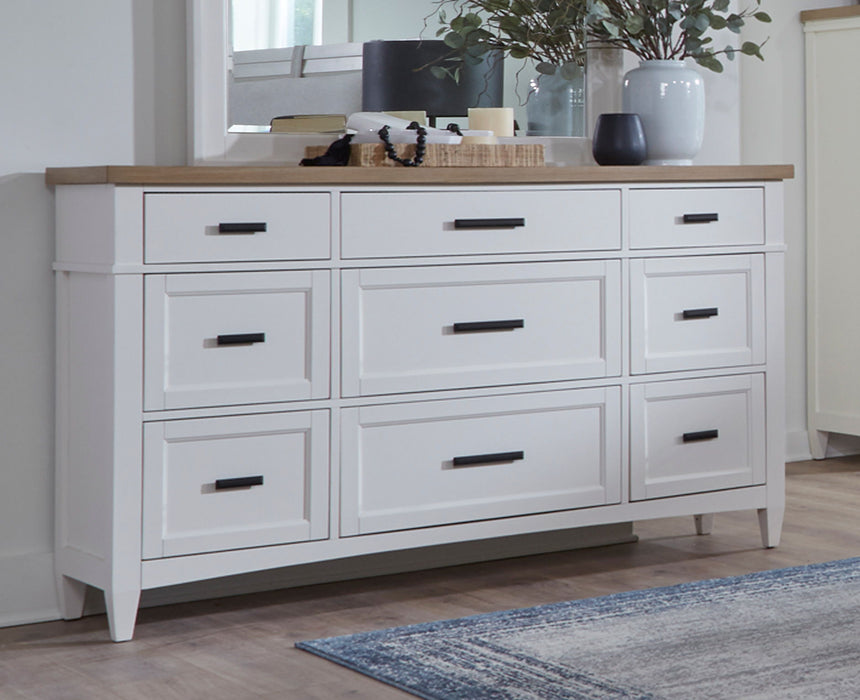 Americana Modern Bedroom - 9 Drawer Dresser