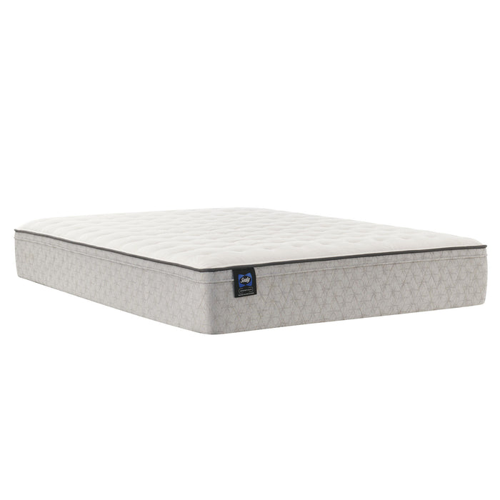 Essentials Winter Green Medium Faux Euro Top Mattress