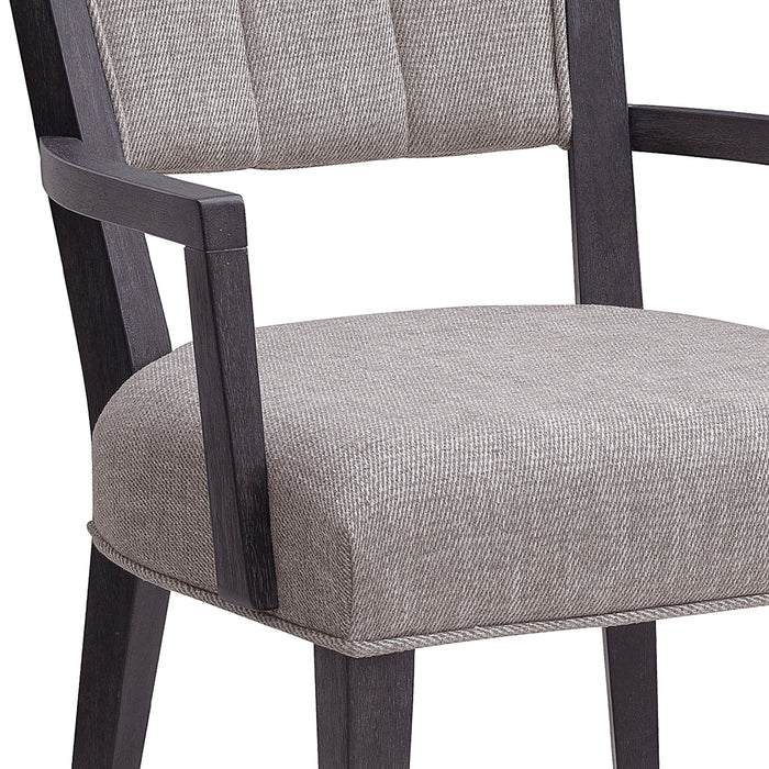 Quincy - Upholstered Arm Chair - Black