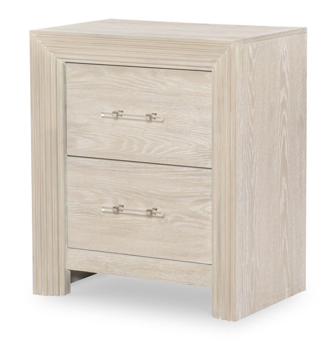 Horizons - 2 Drawers Nightstand - Soft Taupe