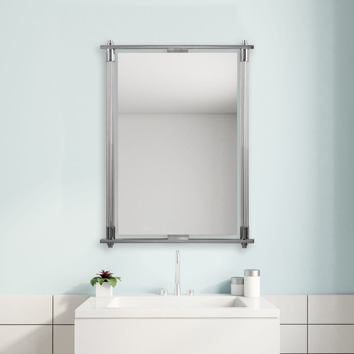 Adara - Vanity Mirror - Pearl Silver