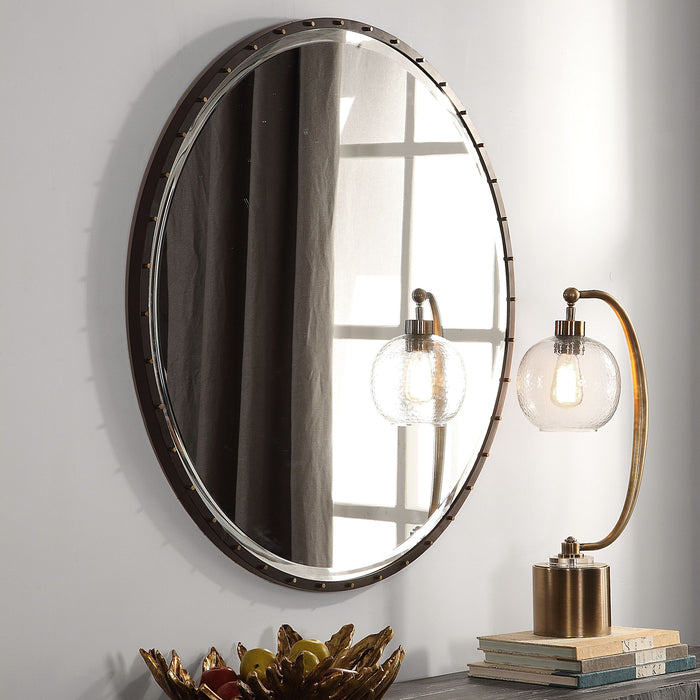 Benedo - Round Mirror - Black