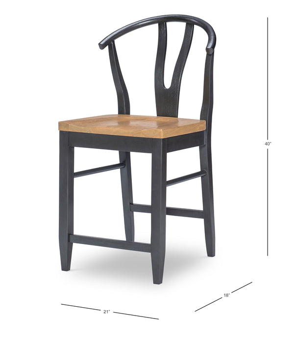 Franklin - Counter Height Chair - Black