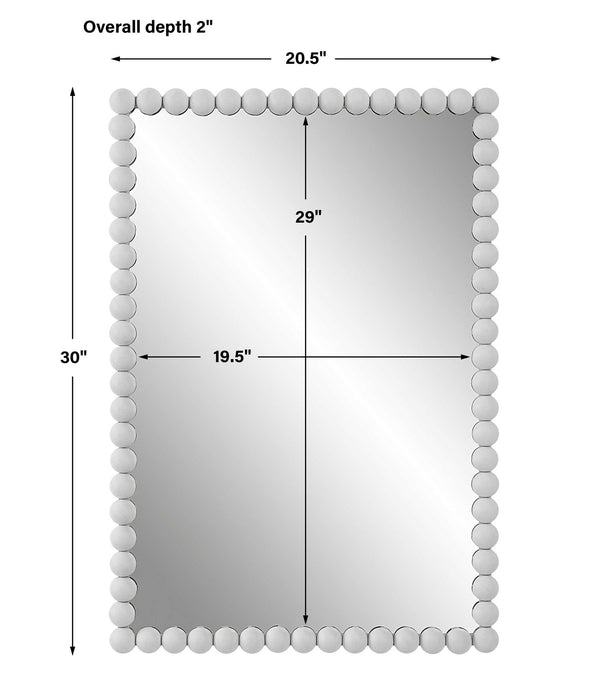 Serna - Vanity Mirror - White