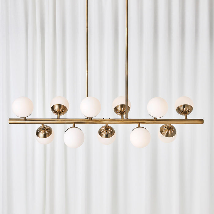 Droplet - 11 Light Linear Chandelier