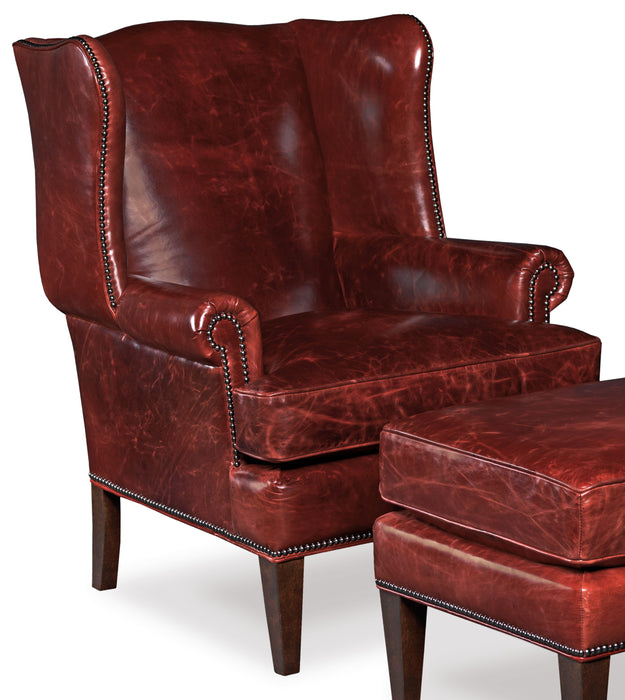 Blakeley - Club Chair - Dark Red