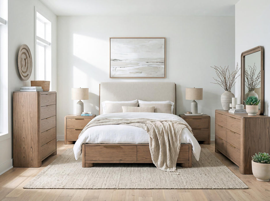 Alden - Drawer Chest (5 Drawers, Felt Lined Top Drawer, Cedar Lined Bottom Drawer) - Stonewashed