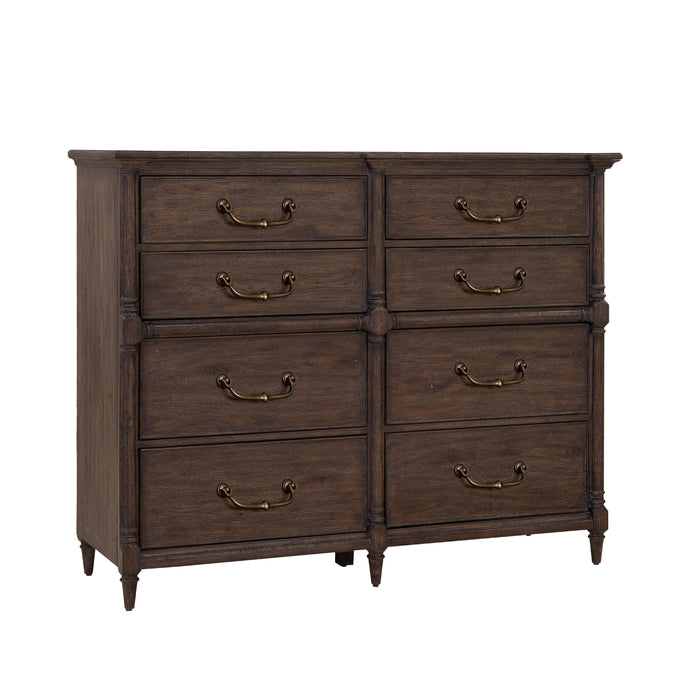 Revival Row - 8-Drawer Bureau - Brown