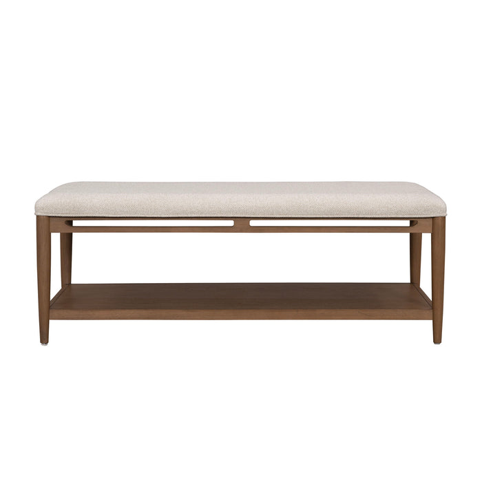Verona - Rectangular Coffee Table - Beige / Dark Brown