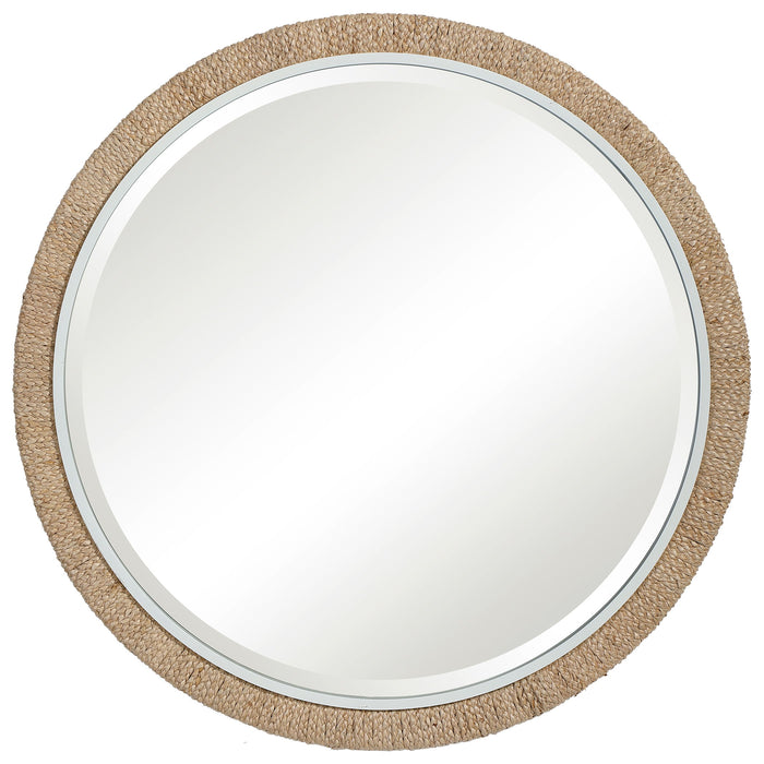 Carbet - Round Rope Mirror - Light Brown