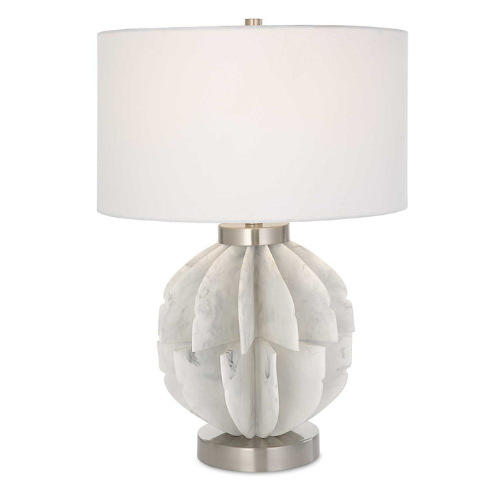 Repetition - Marble Table Lamp - White