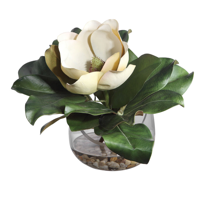 Celia - Silk Magnolia Accent - Green