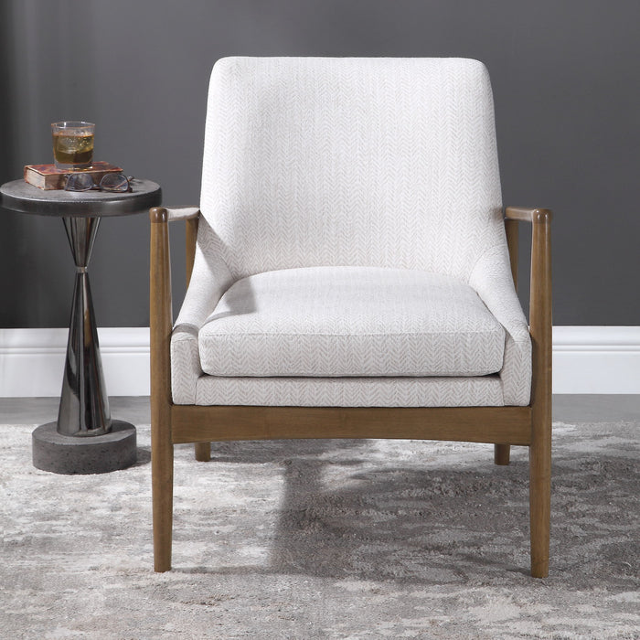 Bev - Accent Chair - White