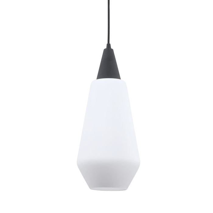 Eichler - 1 Light Mini Pendant - White & Black