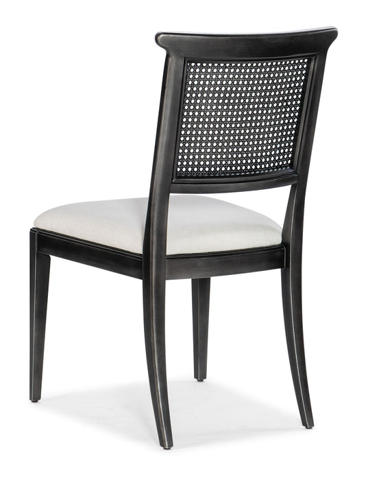 Charleston - Upholstered Seat Side Chair (Set of 2) - Black