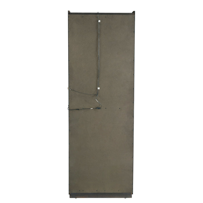 Pulaski Accents - Side Entry Curio Cabinet - Dark Wood