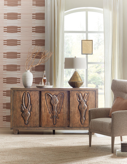 Commerce And Market - Safari Credenza - Dark Brown