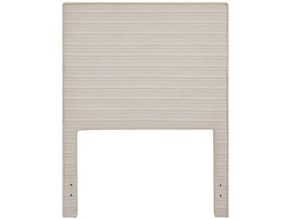 Oasis - Upholstered Twin Headboard - Beige / Gray