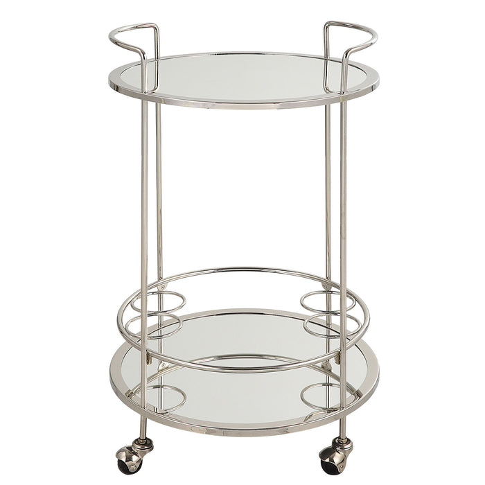 Spritz - Chrome Bar Cart