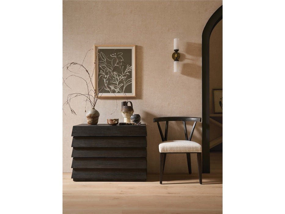 Dwell - Basalt Side Chair (Set of 2) - Dark Gray / White