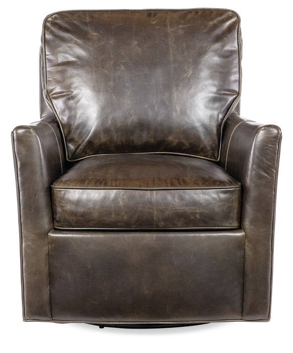 CC - Johansen Swivel Club Chair - Brown