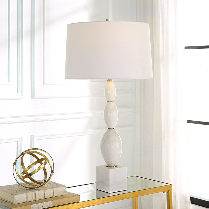 Regalia - White Marble Table Lamp