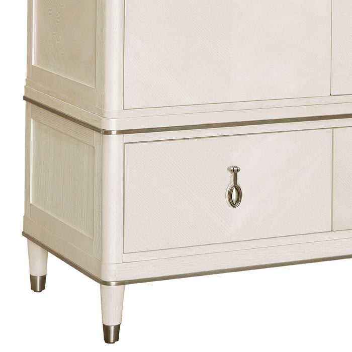 Grace - Armoire With Storage Drawers - White