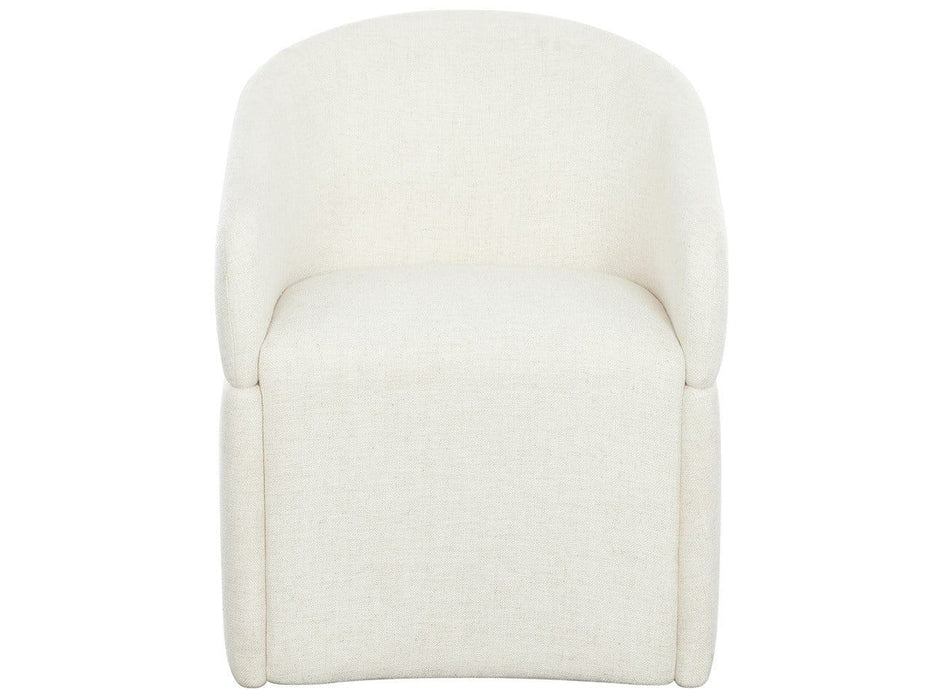 Velora - Upholstered Arm Chair - White