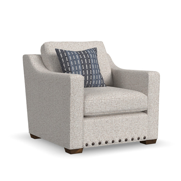 Milo - Fabric Chair With Nailhead Trim
