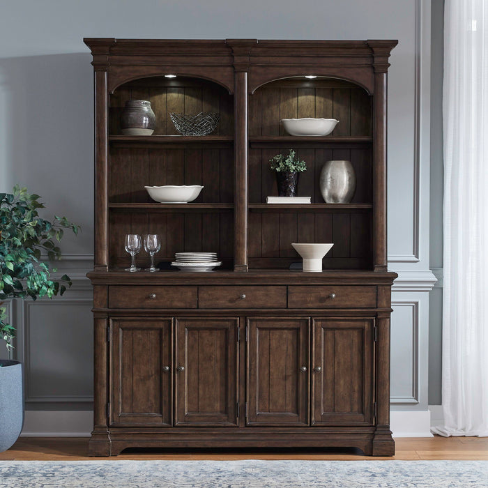 Arden Road - Hutch & Buffet - Satin Cherry