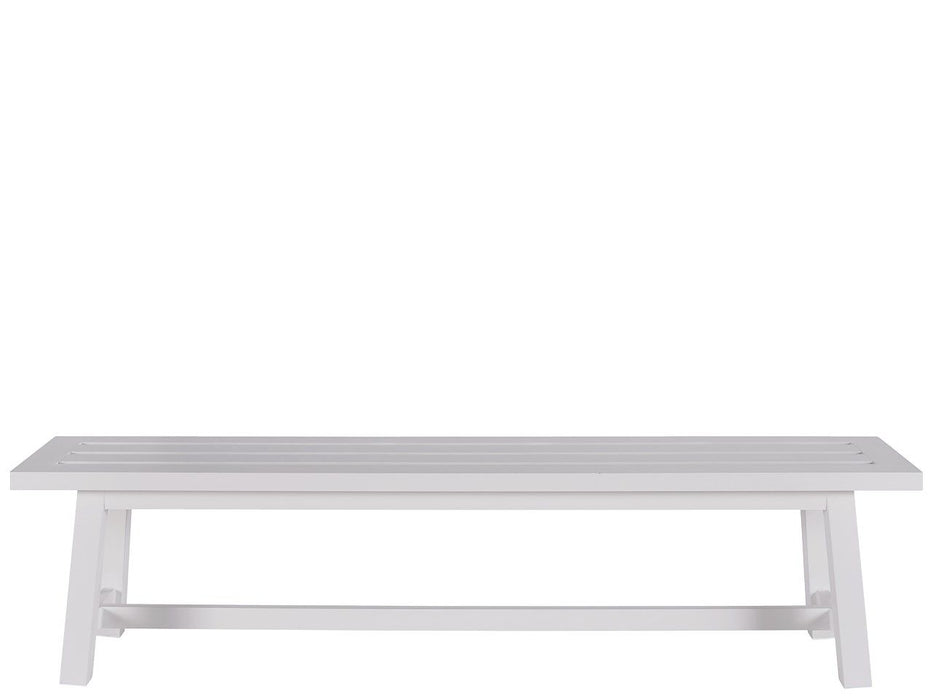 Coastal Living Outdoor - Tybee Dining Bench - White