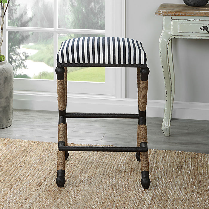 Braddock - Backless Counter Stool - Black