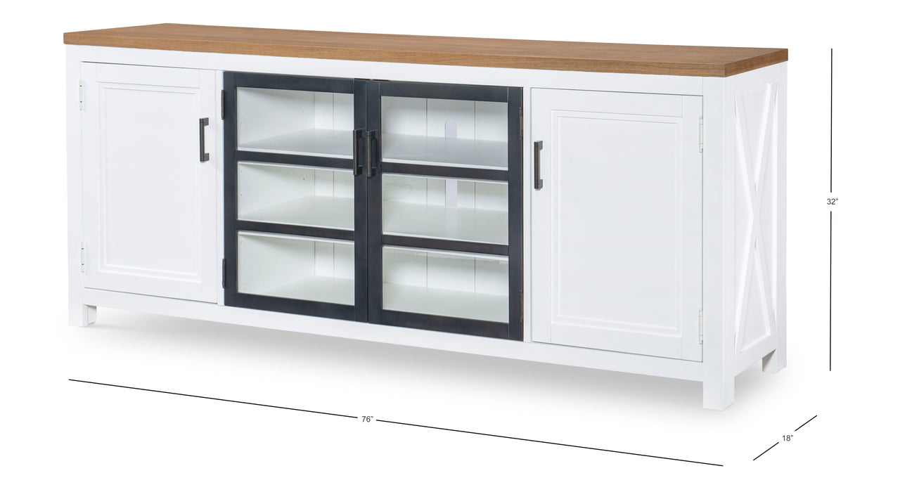 Franklin - Entertainment Console - White