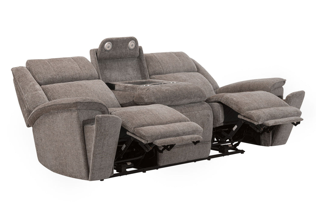 Colton - Power Zero Gravity Sofa With Drop Down Table And Immersive Audio P3 - Branson Tweed