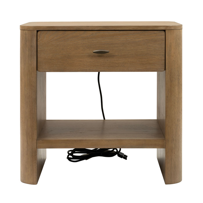 Normandy - Open Nightstand - Light Brown